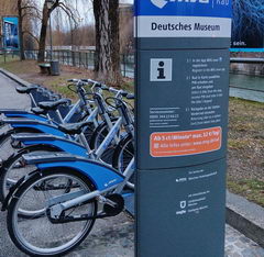 Transport in Munich in Germany, City bike rental system in Munich